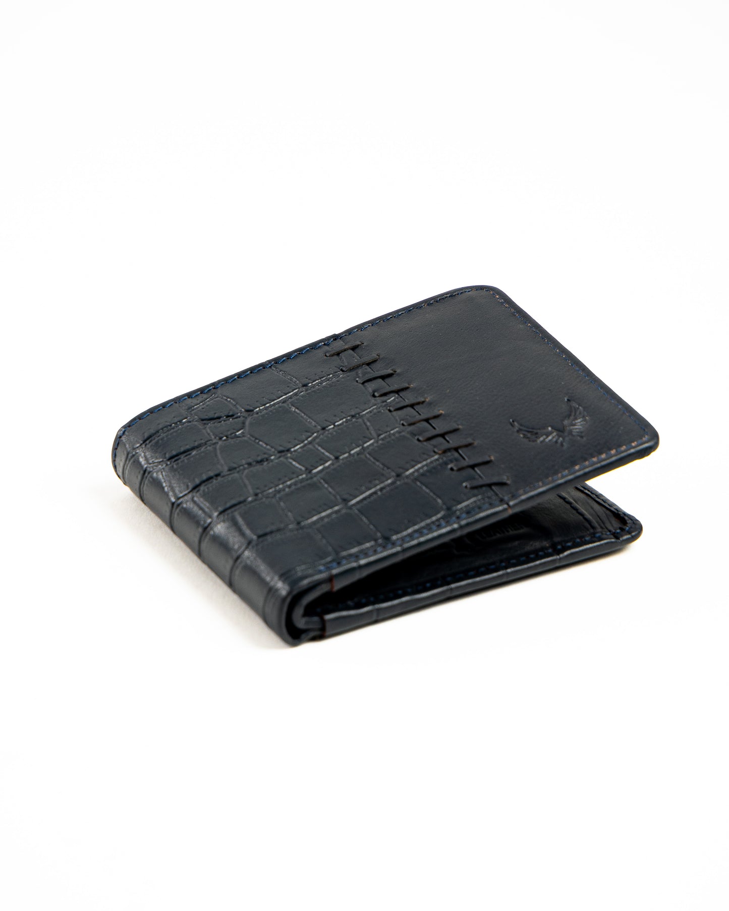 Croco patterned wallet