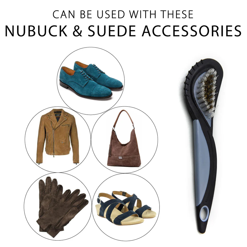 Helios nubuck & suede 4 way cleaning premium brush